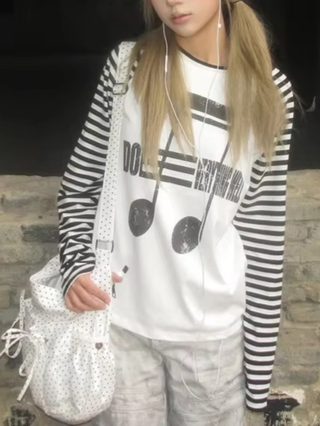 Summer Grunge Clothing - Y2k Emo Women Streetwear Music Note