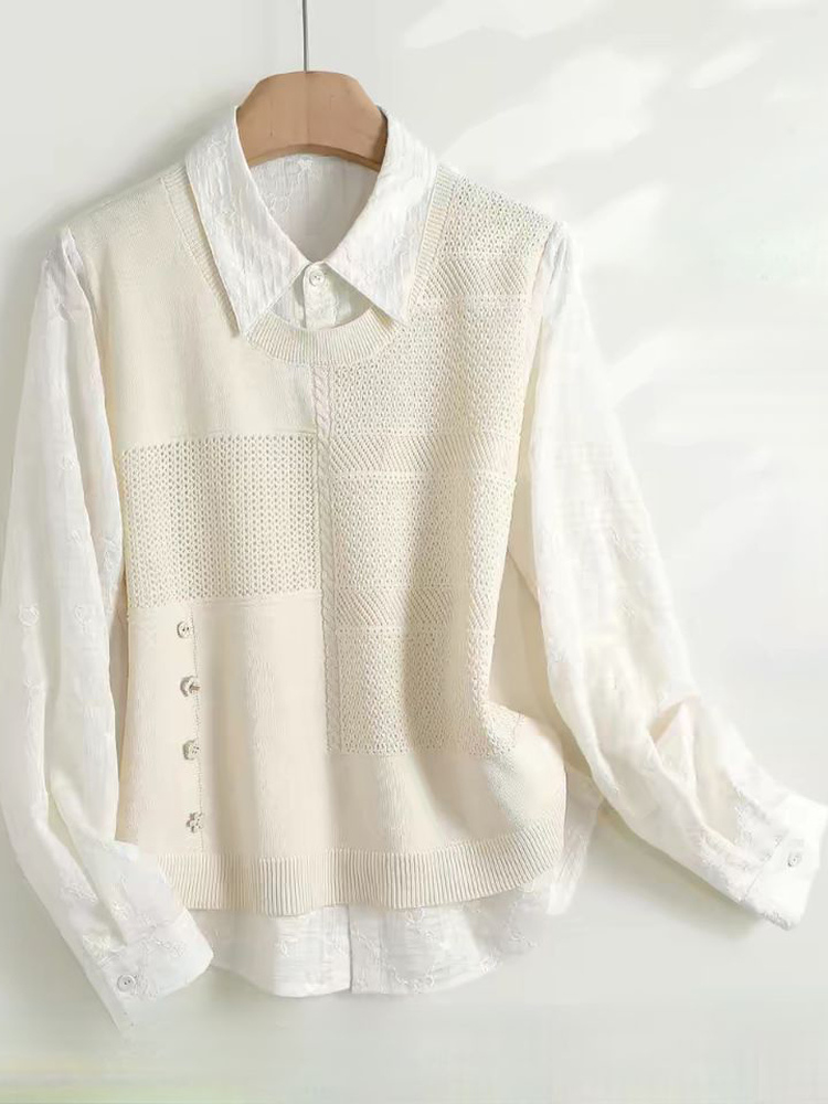 Summer Clothing Outlet - Casual Loose Fashionable Silk Knitted Sweater
