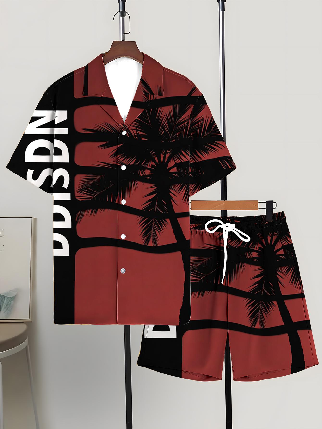 Summer Clothing Sets Men - Men's Shirt Sets 2026 Spring/Summer men's