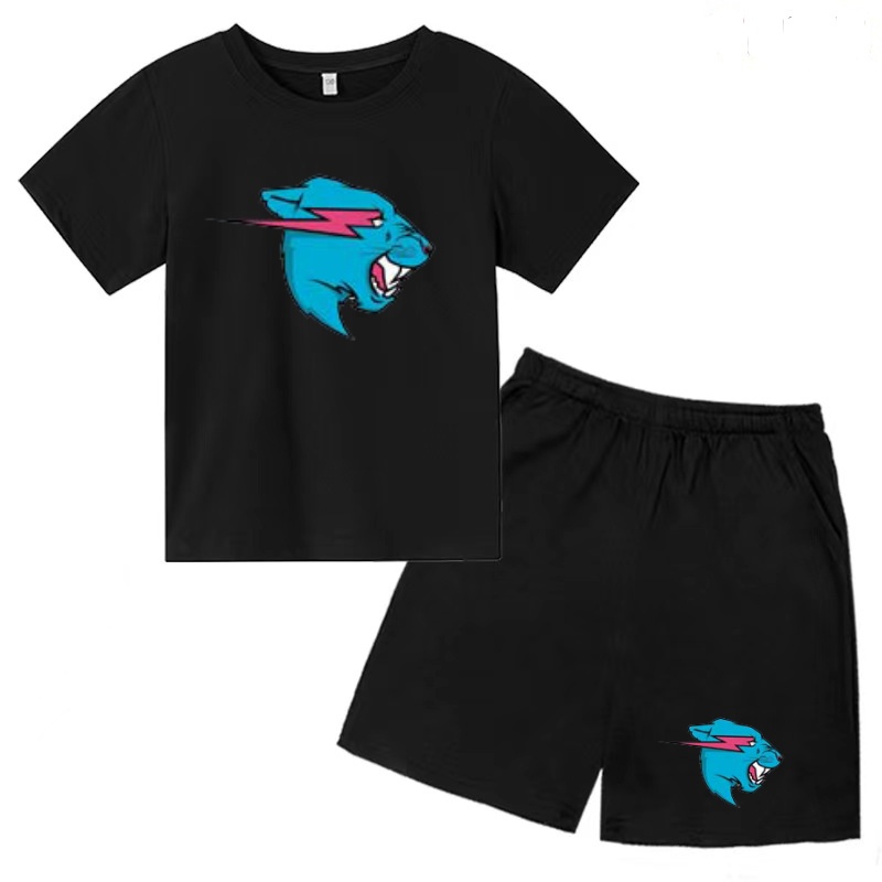 Kids Charming Animal Head Imag – Summer Clothing Images recenzja i cena