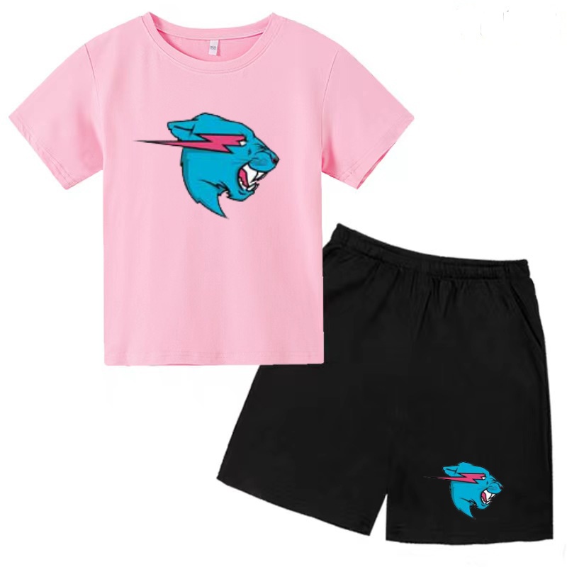 Kids Charming Animal Head Imag – Summer Clothing Images recenzja i cena