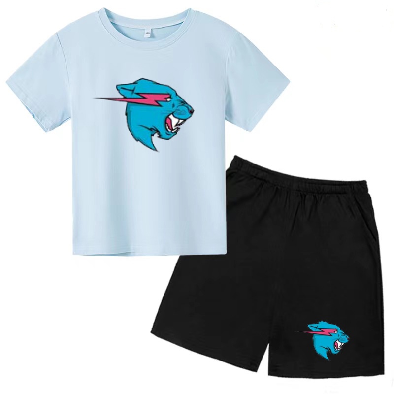 Kids Charming Animal Head Imag – Summer Clothing Images recenzja i cena