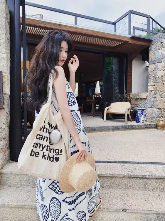 Summer Loose A-Line Vest Dress – Summer Clothing Tagline recenzja i cena