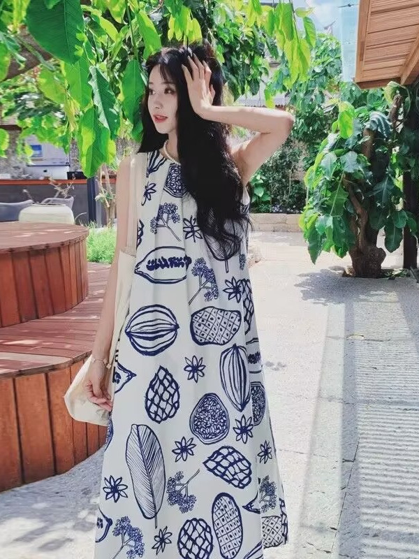 Summer Loose A-Line Vest Dress – Summer Clothing Tagline recenzja i cena