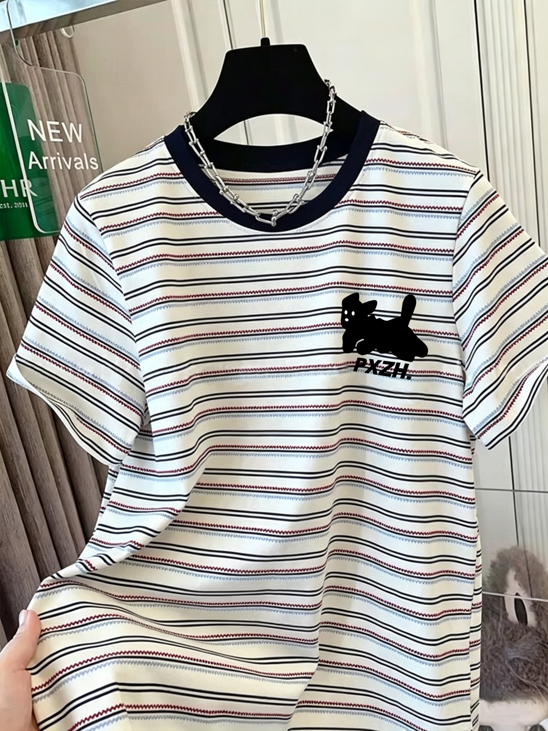 Unisex Pure Cotton Striped Sho – Summer Clothing Outlet recenzja i cena