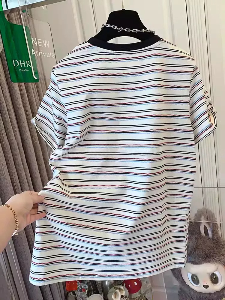 Unisex Pure Cotton Striped Sho – Summer Clothing Outlet recenzja i cena