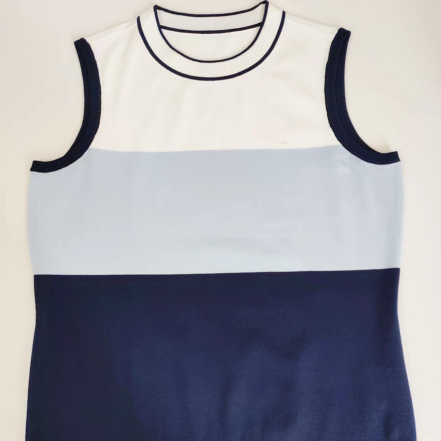 Korean Style Color Block Knit  – Summer Golf Clothing recenzja i cena