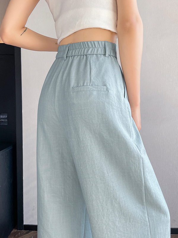 High Waist Linen Wide Leg Pant – Summer Clothing Outlet recenzja i cena