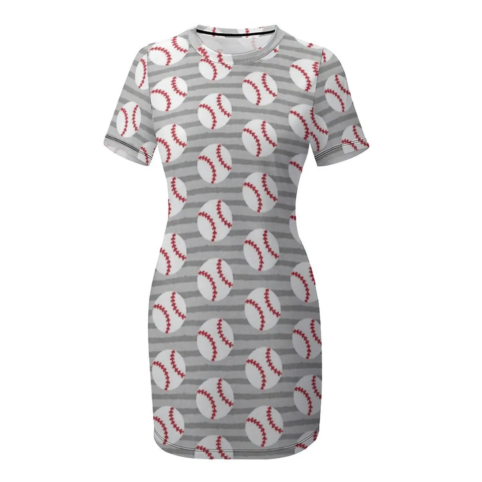 baseball - baseballs on grey s – Summer Clothing Online recenzja i cena