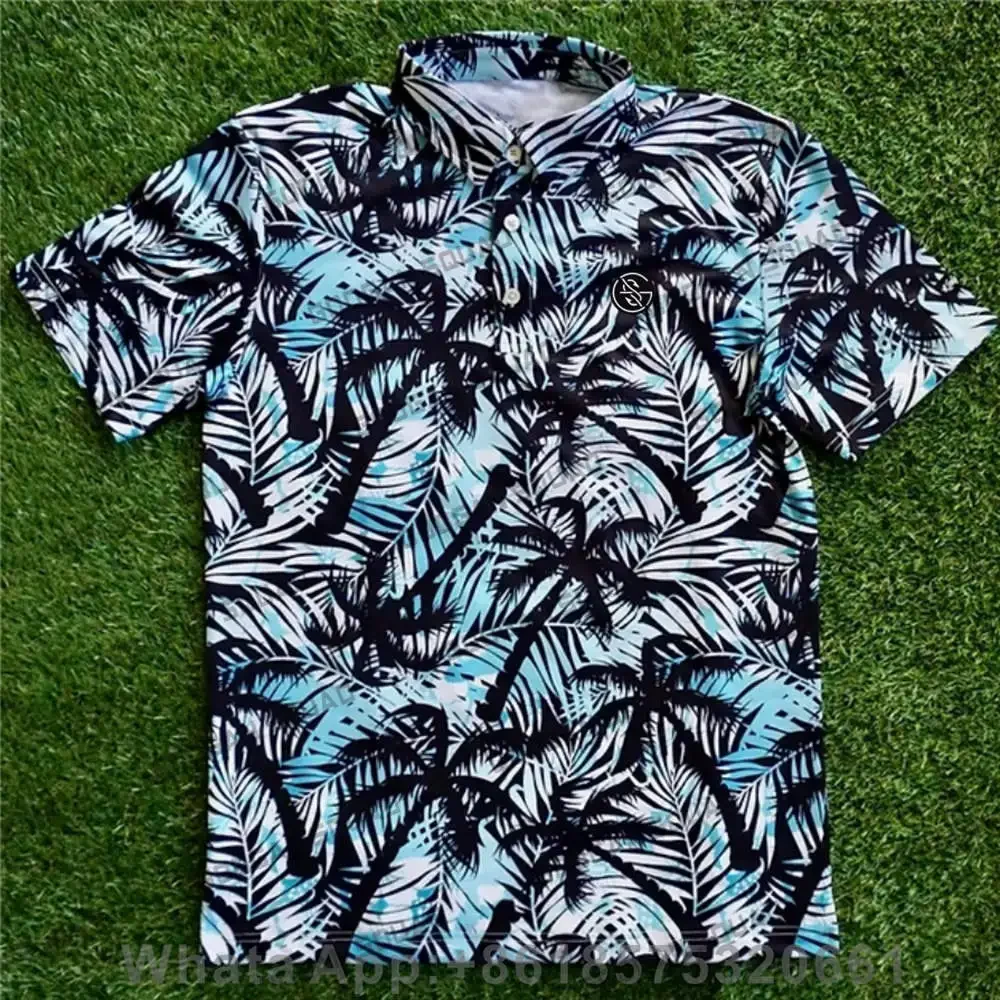 Golf Apparel Summer Men Lapel  – Summer Golf Clothing recenzja i cena