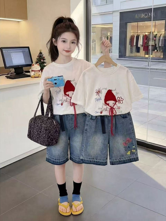 Girls Summer Short Sleeve T-Sh – Summer Clothing Online recenzja i cena