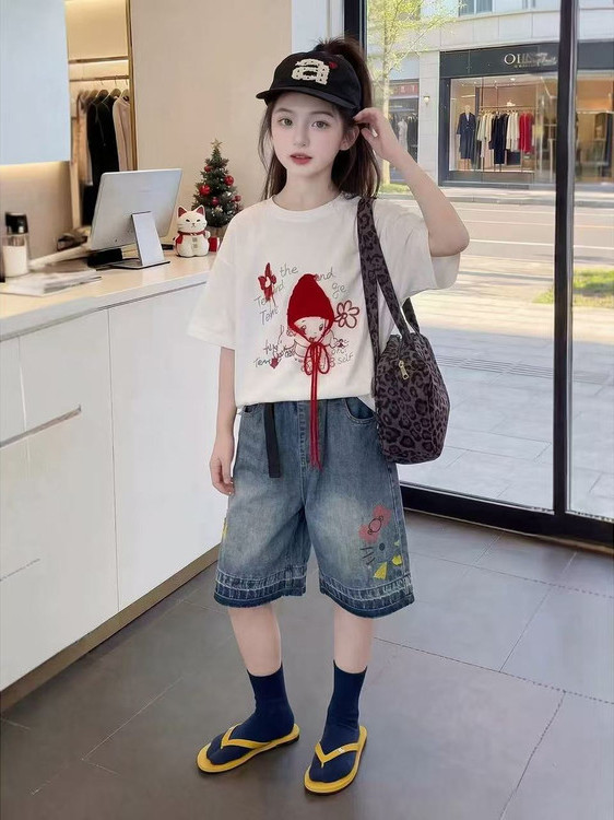 Girls Summer Short Sleeve T-Sh – Summer Clothing Online recenzja i cena