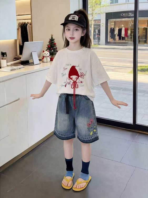 Girls Summer Short Sleeve T-Sh – Summer Clothing Online recenzja i cena