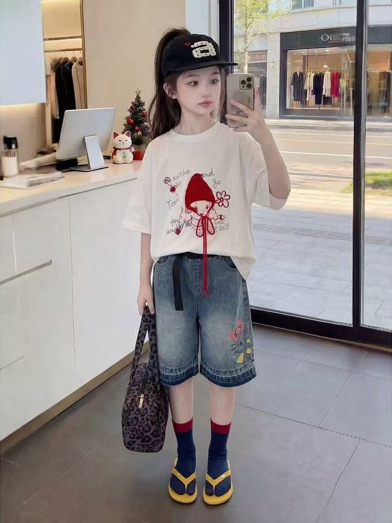 Girls Summer Short Sleeve T-Sh – Summer Clothing Online recenzja i cena