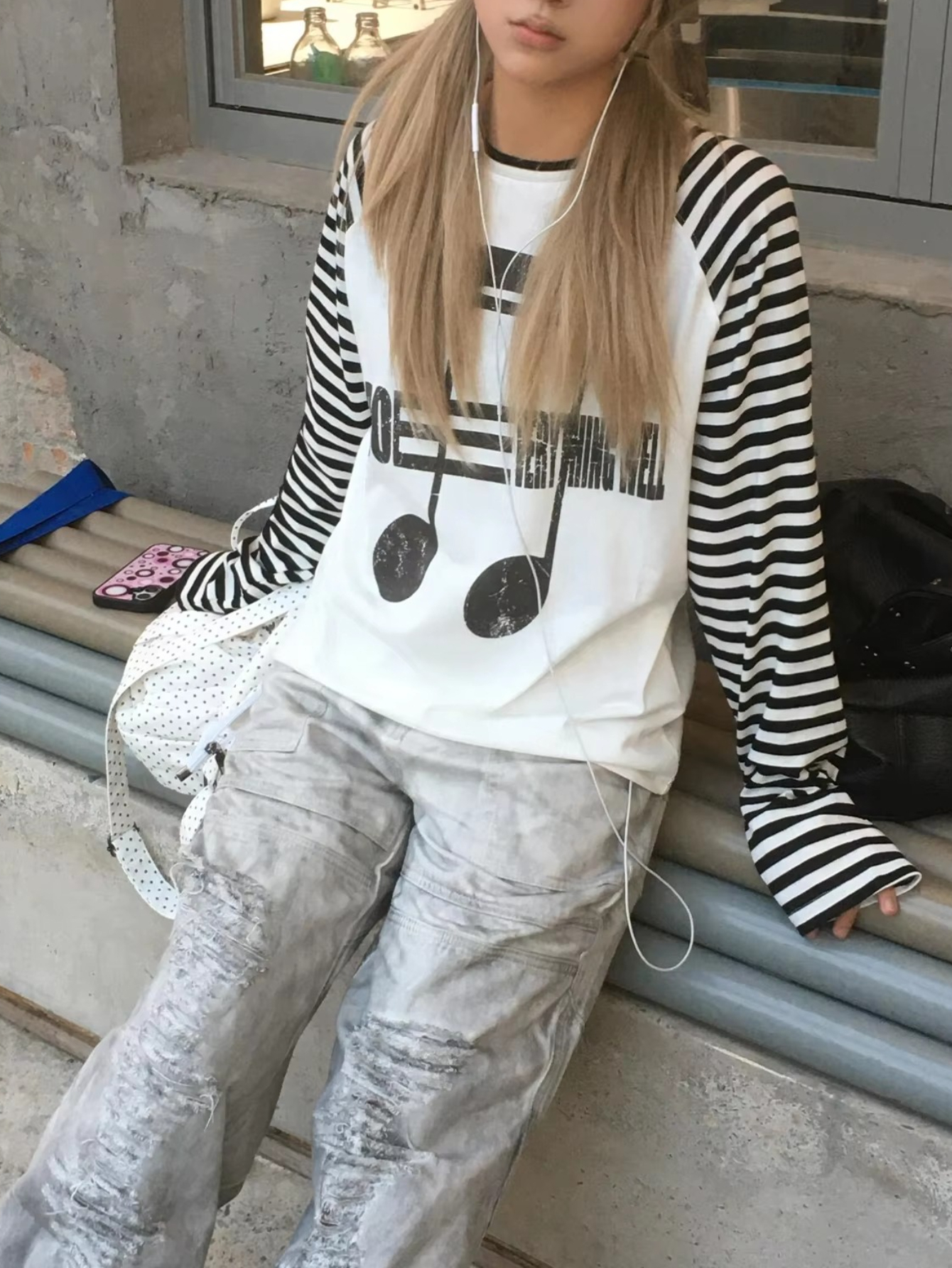 Y2k Emo Women Streetwear Music – Summer Grunge Clothing recenzja i cena