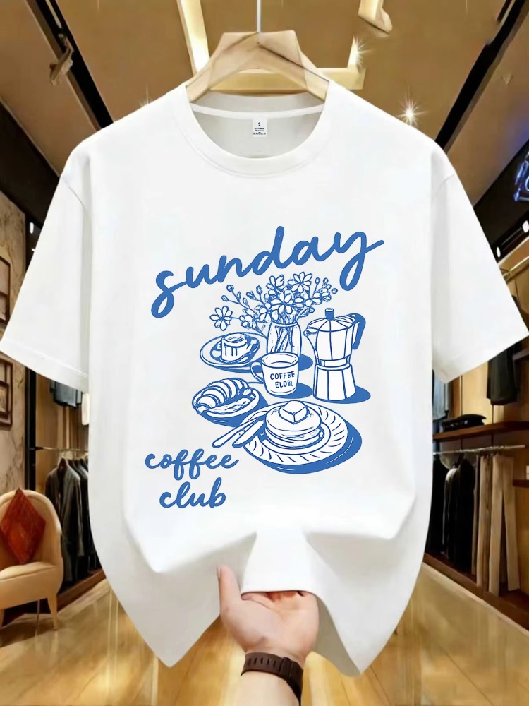 Graphic Print Drop T-Shirt Sho – Summer Clothing Drop recenzja i cena