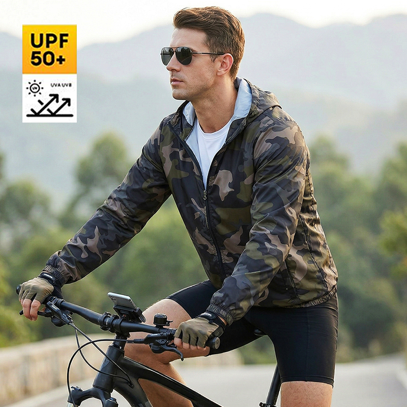 UPF50+ Men's Sun Protection Cl – Yours Clothing Summer Jackets recenzja i cena