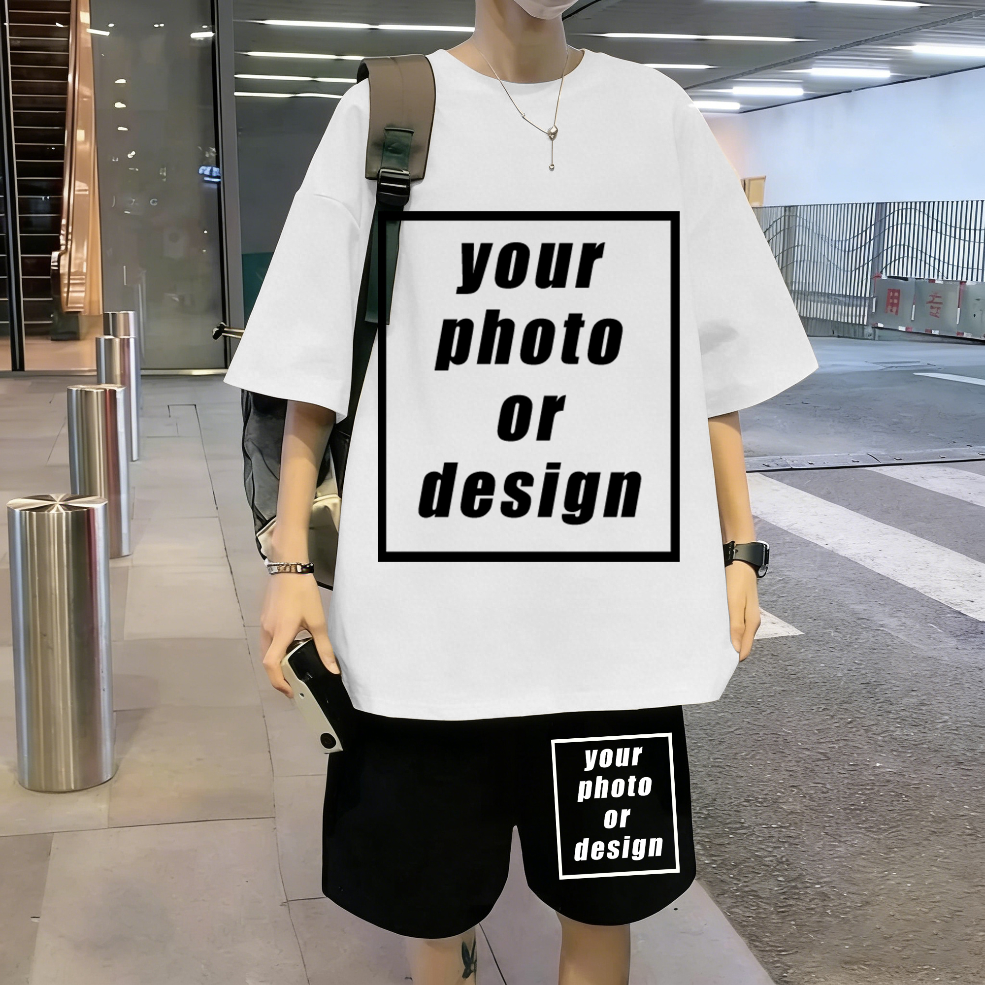 Summer Cotton Short Sleeve Set – Summer Clothing Sets Men recenzja i cena
