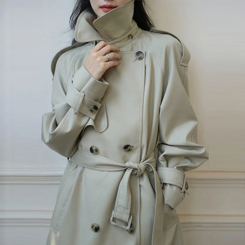 2025 Autumn Women's Trench Coa – Summer Clothing Over 50 recenzja i cena
