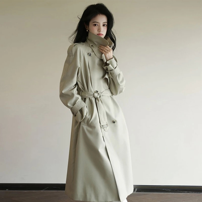 2025 Autumn Women's Trench Coa – Summer Clothing Over 50 recenzja i cena