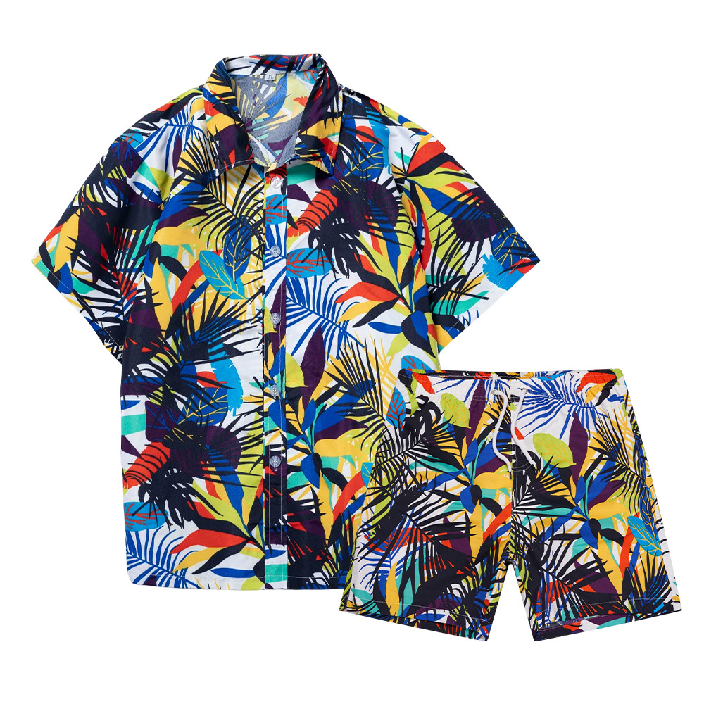 Hawaiian Coconut Tree 3D Print – Summer Clothing Sets Men recenzja i cena