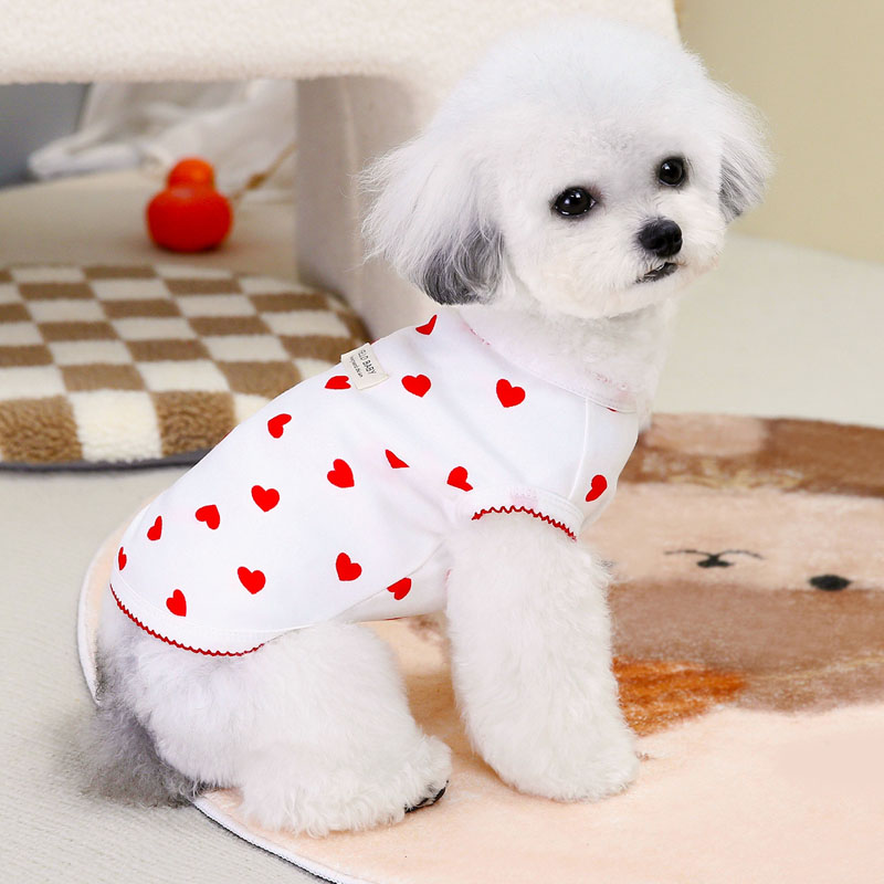 Yellow Red Dog Clothes Short S – Xl Summer Clothing recenzja i cena