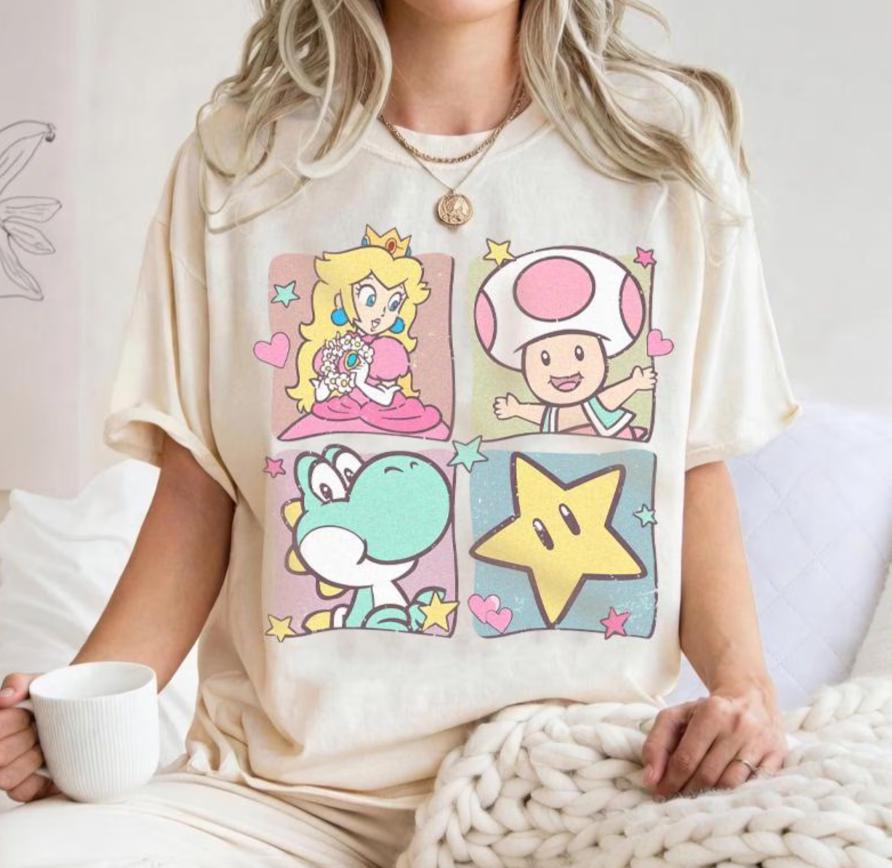 Vintage Super Mario Classic Im – Summer Clothing Images recenzja i cena