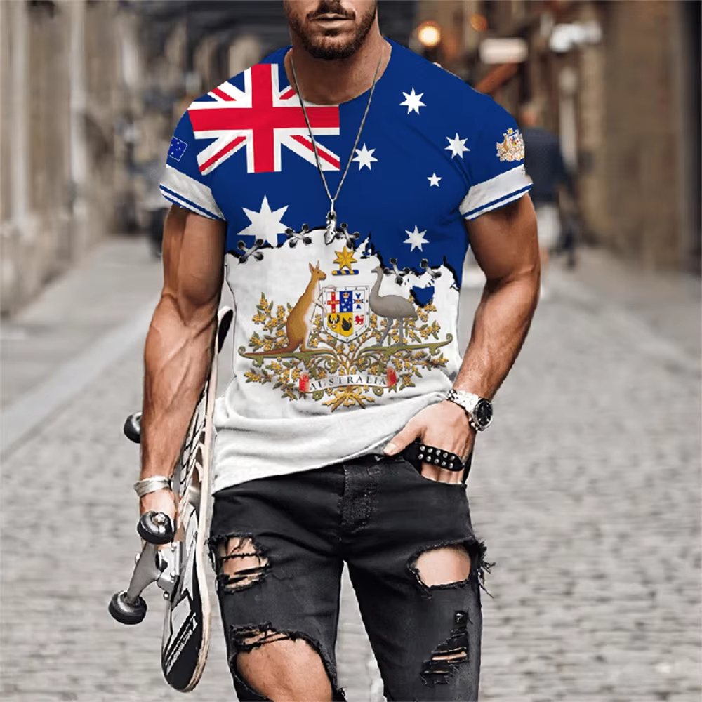 Men's T-Shirts Australia Graph – Summer Clothing Women Australia recenzja i cena
