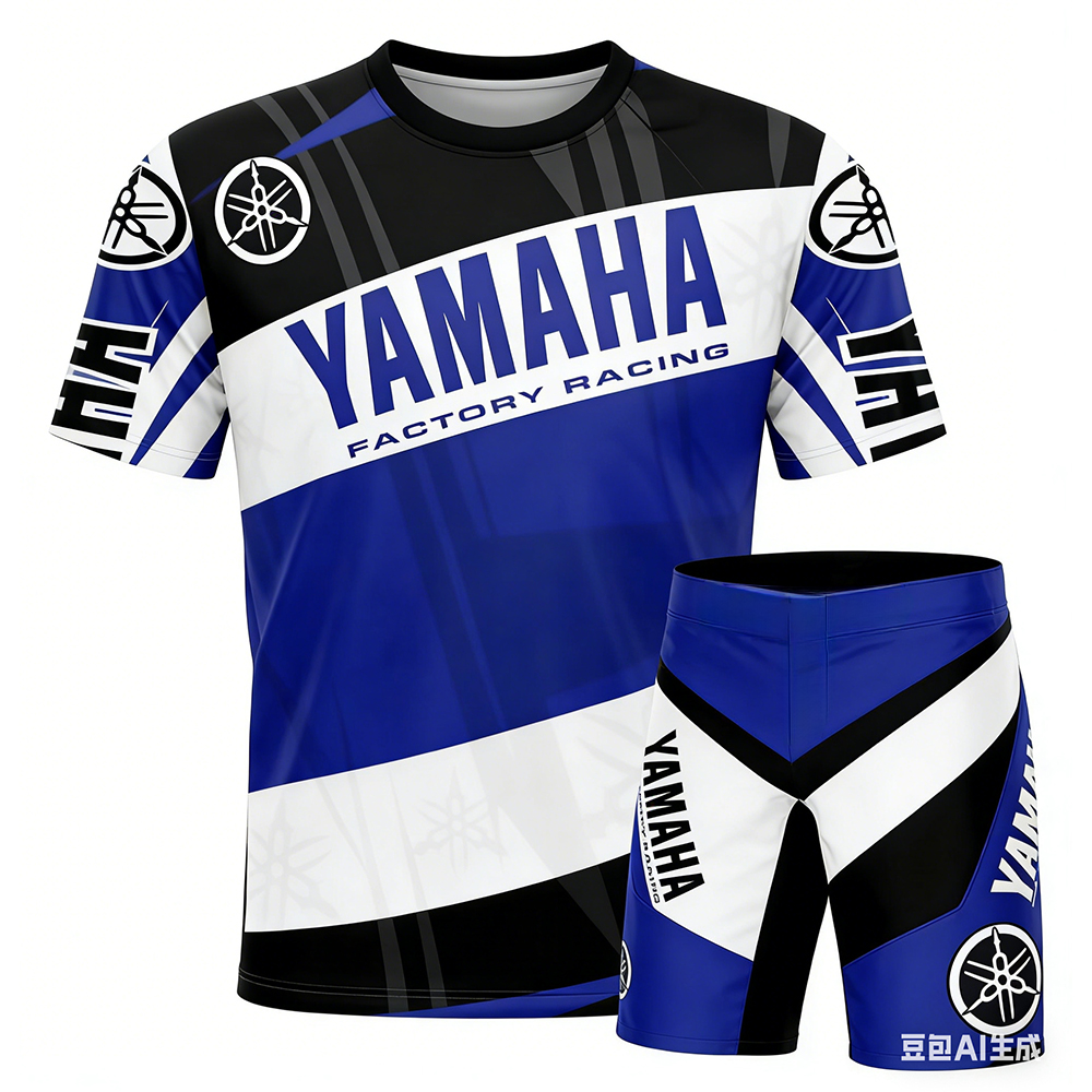 New Summer YAMAHA Men Women Mo – Summer Clothing Sets Men recenzja i cena