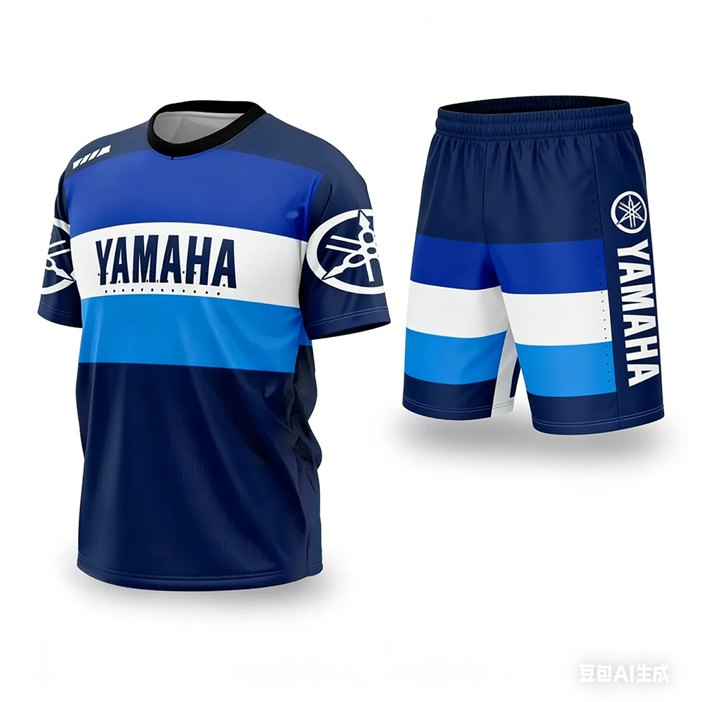 New Summer YAMAHA Men Women Mo – Summer Clothing Sets Men recenzja i cena