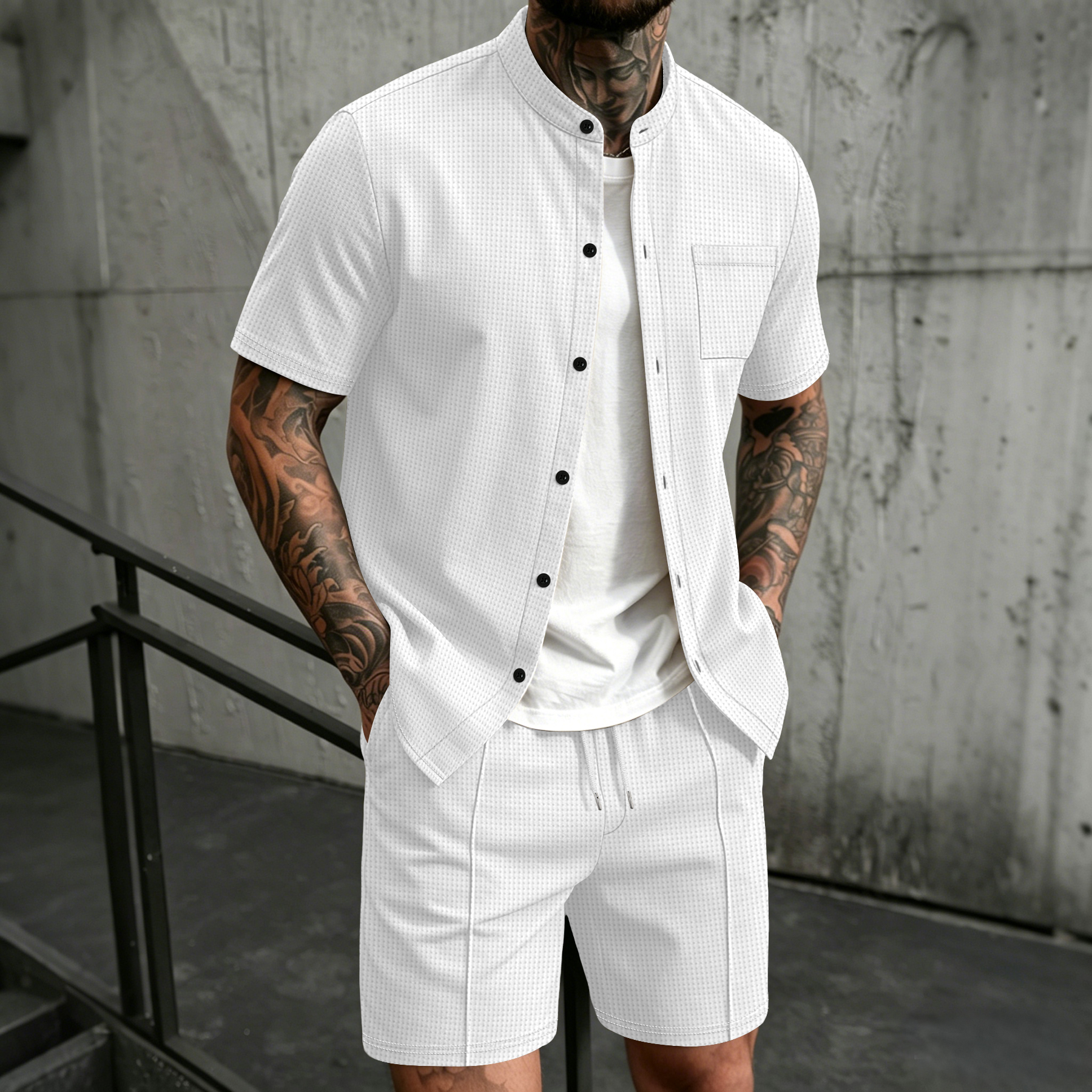 Men's 2 Piece Outfit, Stand Co – Summer Clothing Sets Men recenzja i cena