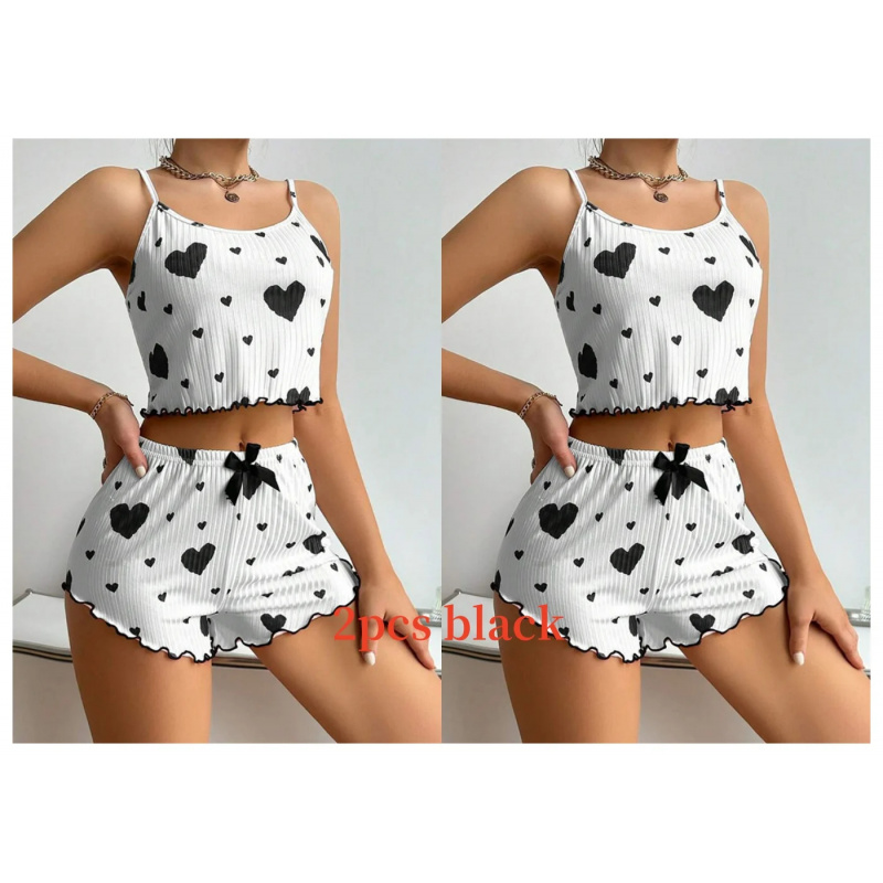 Women Sleepwear Set 2 Piece Sh – Xl Summer Clothing recenzja i cena