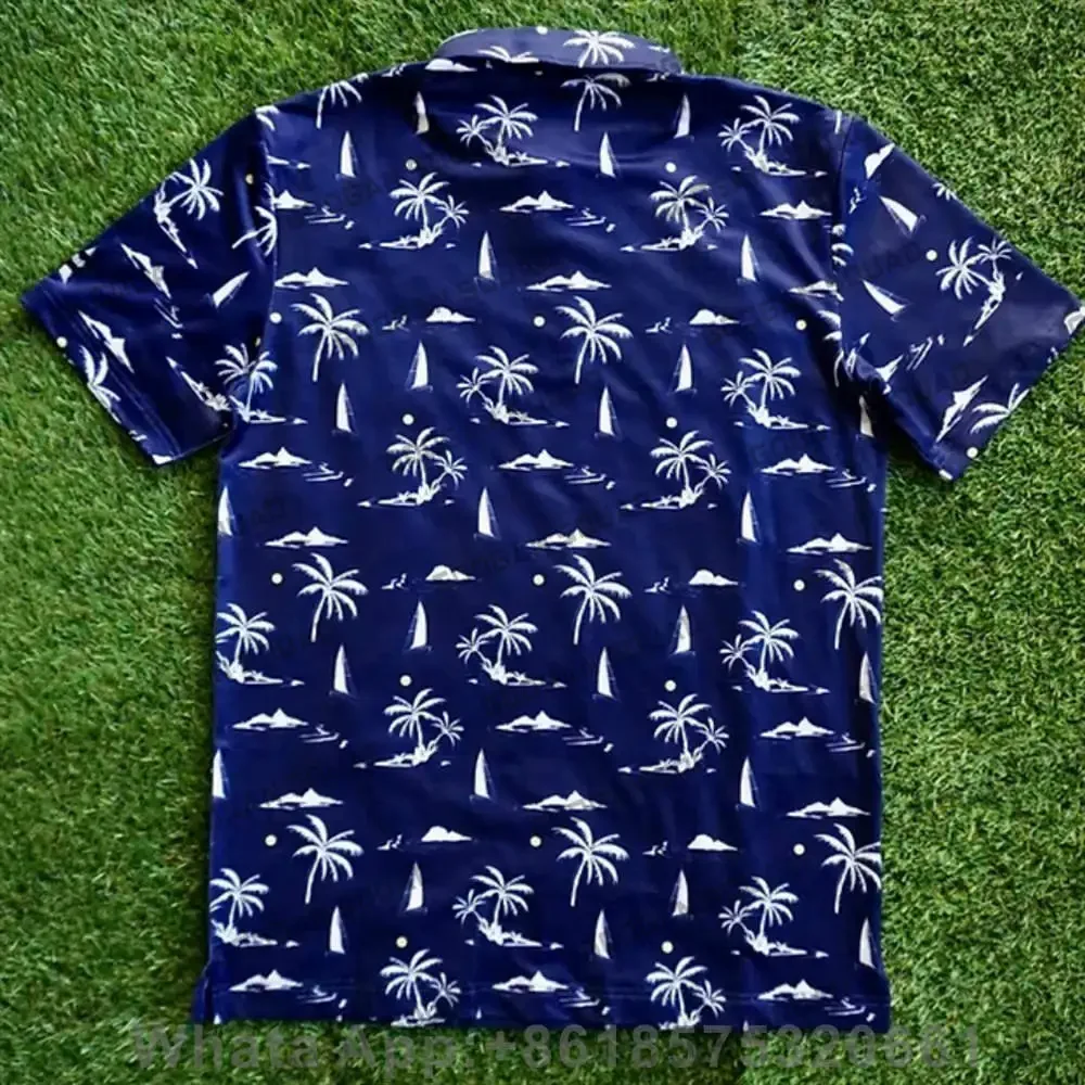 Golf Apparel Summer Men Lapel  – Summer Golf Clothing recenzja i cena