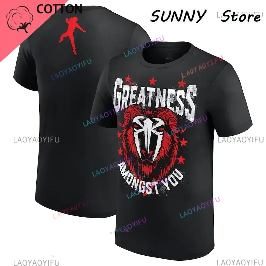 Men's Black Roman Reigns Level – Summer Reign Clothing recenzja i cena
