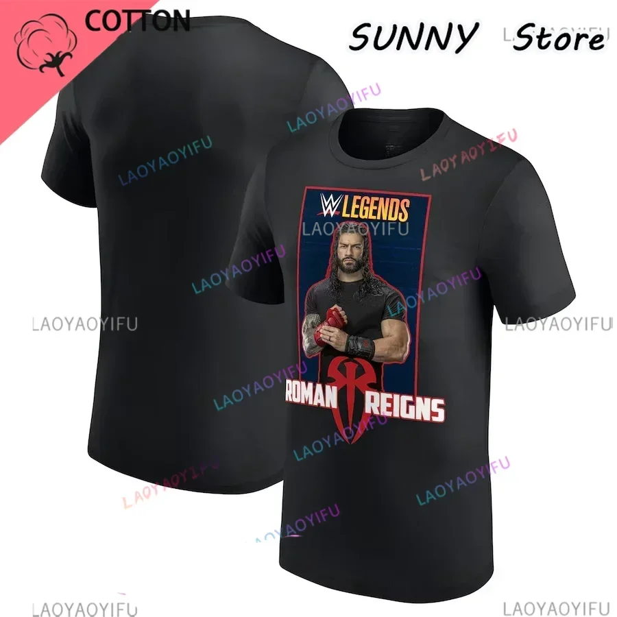 Men's Black Roman Reigns Level – Summer Reign Clothing recenzja i cena