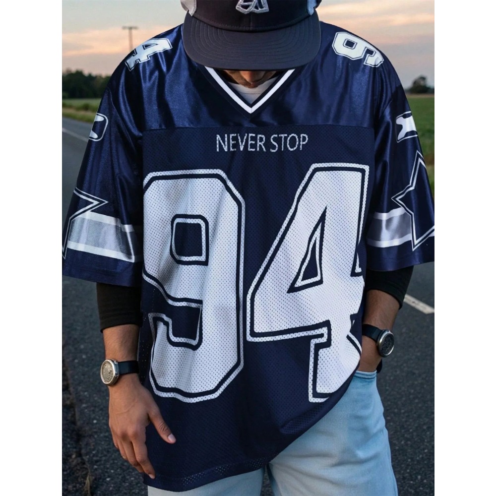 2026 Summer New Men's V-Neck T – Summer Clothing Line recenzja i cena