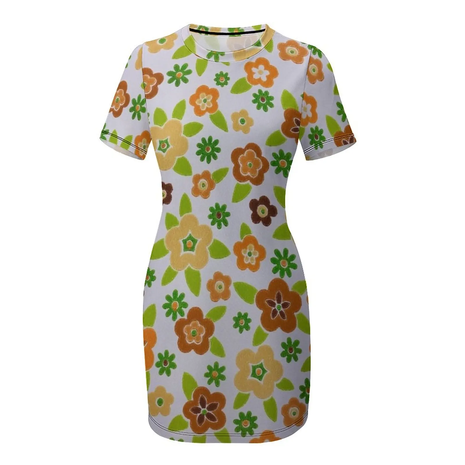 60s Printed-On Flower Design S – Summer Clothing Online recenzja i cena