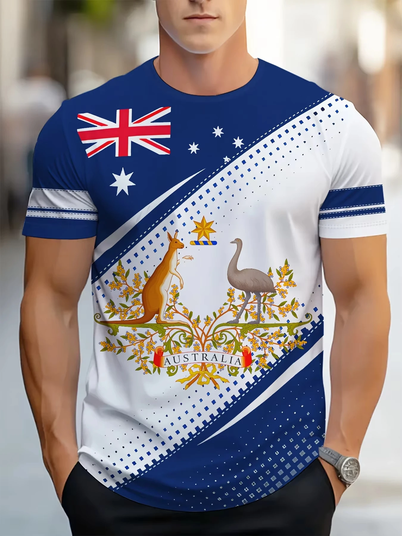 Men's T-Shirts Australia Graph – Summer Clothing Women Australia recenzja i cena