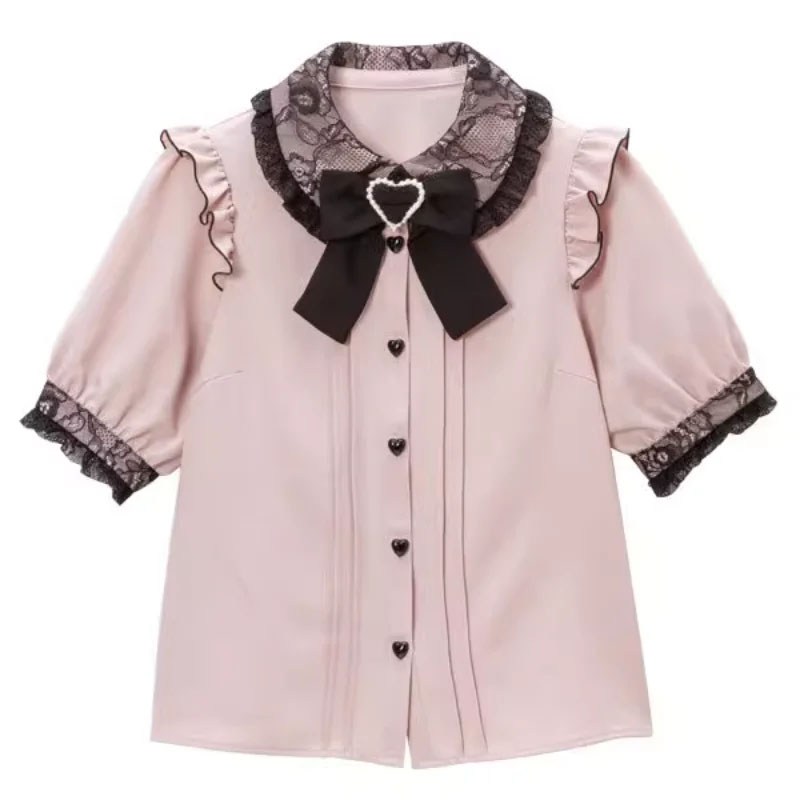 Kawaii Women Shirts Lolita Y2K – Xl Summer Clothing recenzja i cena