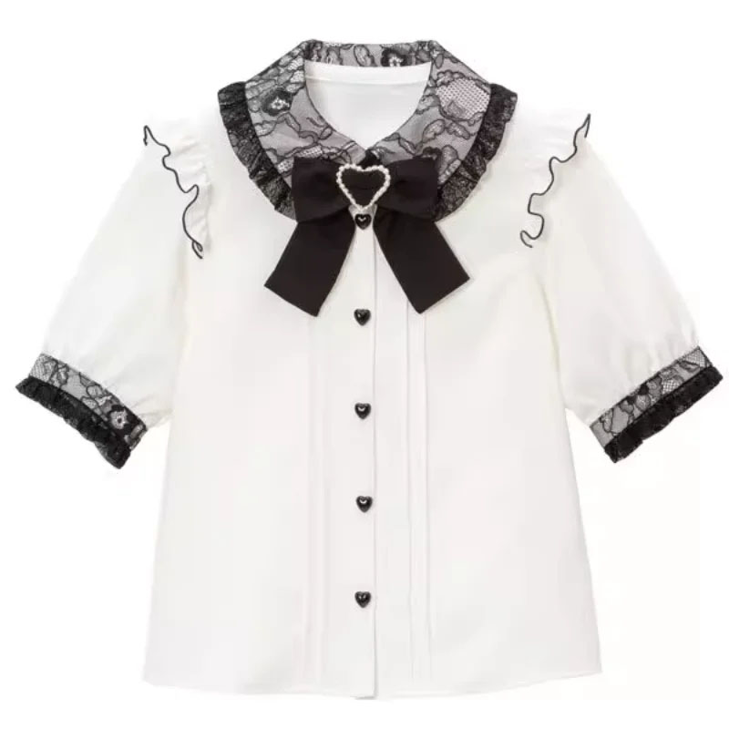 Kawaii Women Shirts Lolita Y2K – Xl Summer Clothing recenzja i cena