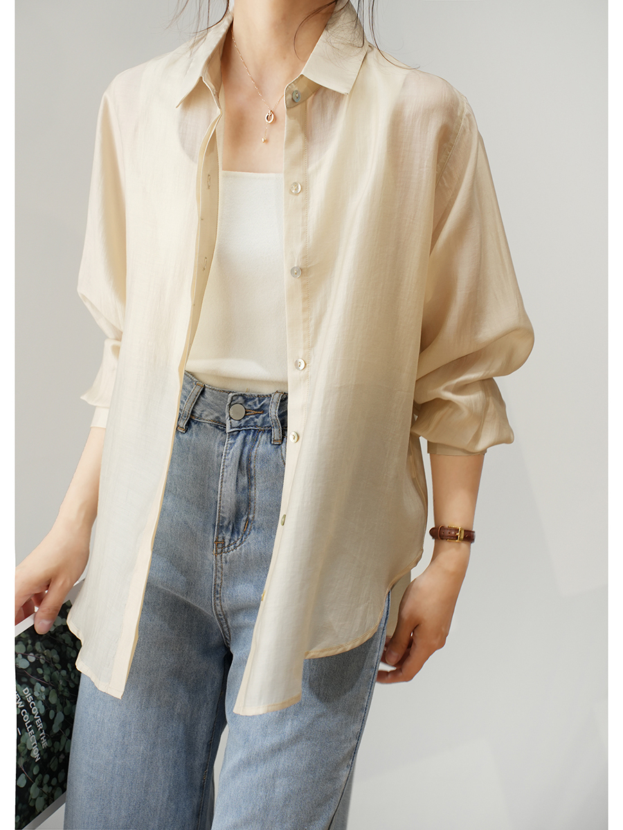 Ladies Thin Shirt RAYON Wood F – Summer Clothing Online recenzja i cena