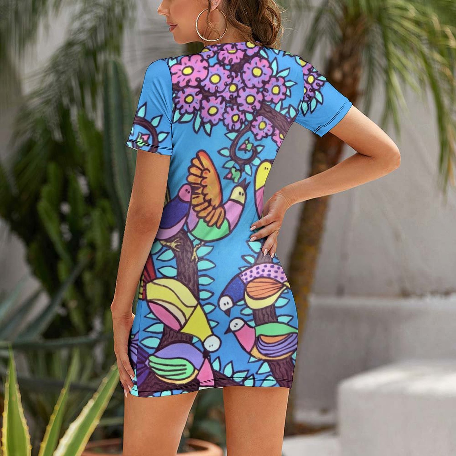 Birds on a Tree by Stef Short- – Summer Clothing Online recenzja i cena