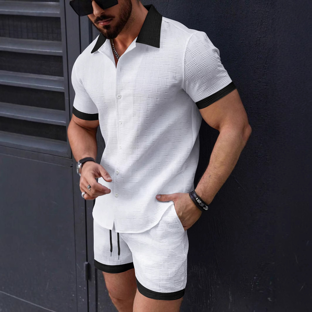 Matching Sets Trend Men Suit   – Summer Clothing Sets Men recenzja i cena