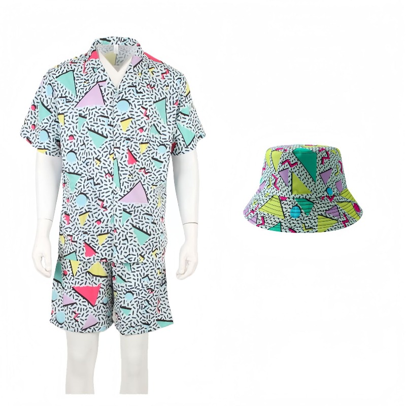 Summer Suit Short Sleeve Butto – Xl Summer Clothing recenzja i cena