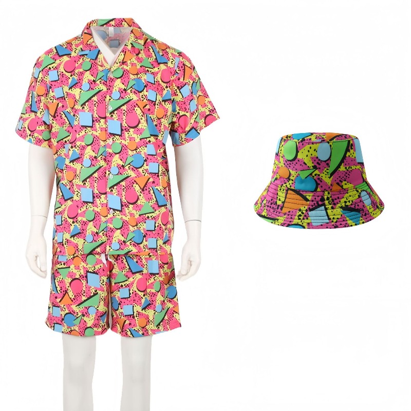 Summer Suit Short Sleeve Butto – Xl Summer Clothing recenzja i cena