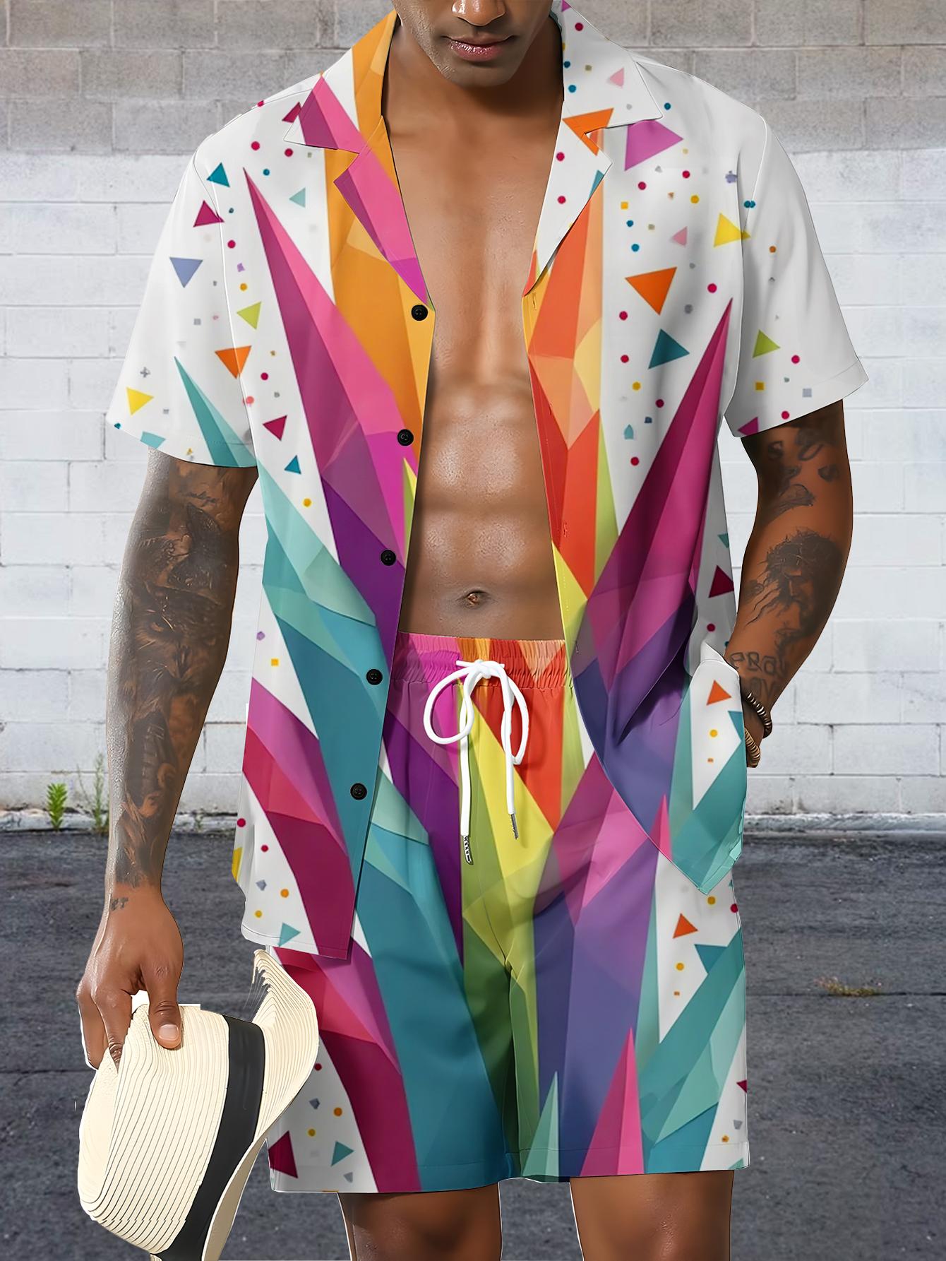 Men's Shirt Sets 2026 Spring/S – Summer Clothing Sets Men recenzja i cena