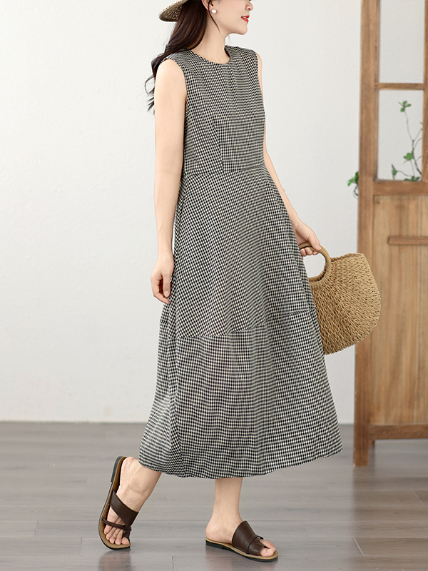 Slimming A-Line Vest Dress Sum – Summer Clothing Tagline recenzja i cena