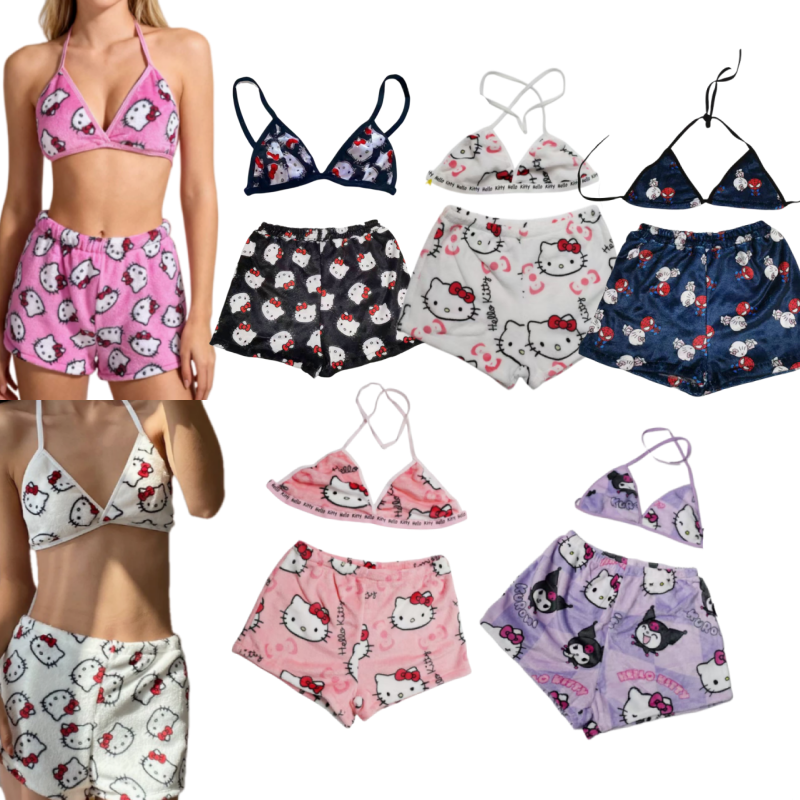 Girl Bikini Bra Shorts Hello K – Xl Summer Clothing recenzja i cena