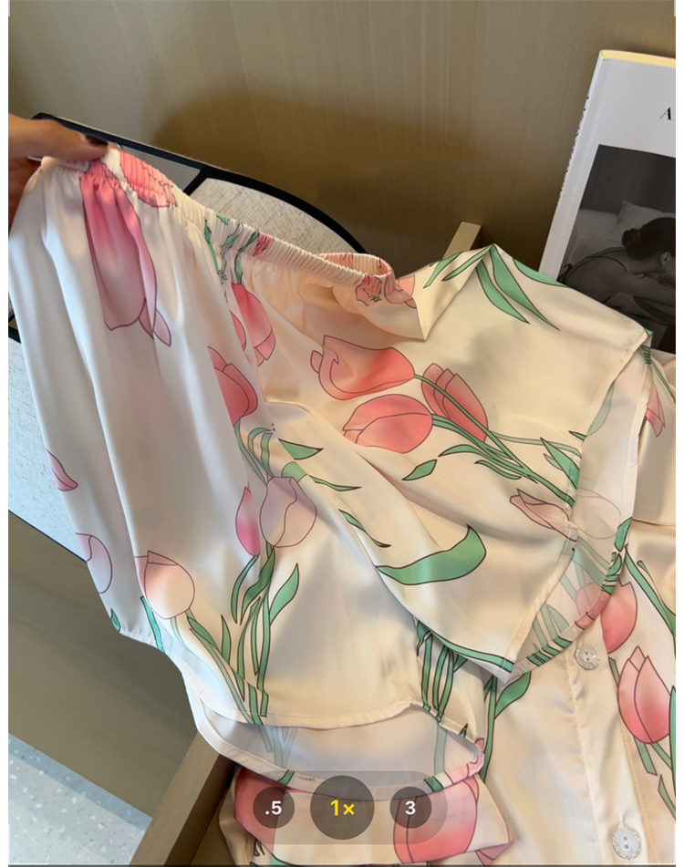 Women Silk Satin Sweet Pajamas – Summer Clothing Over 50 recenzja i cena