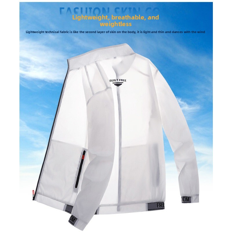 Men's Outdoor Golf Sports UV R – Yours Clothing Summer Jackets recenzja i cena